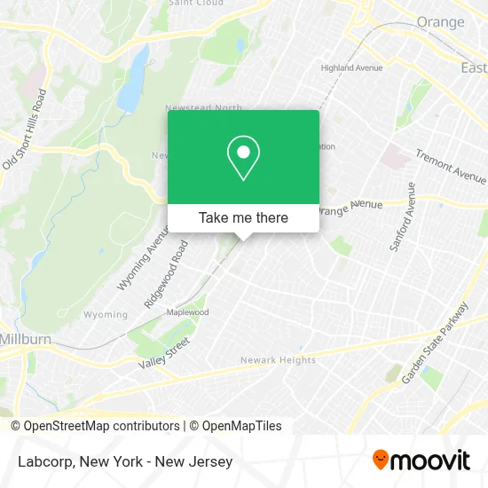 Labcorp map