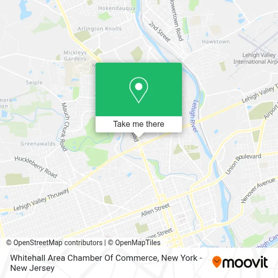 Whitehall Area Chamber Of Commerce map