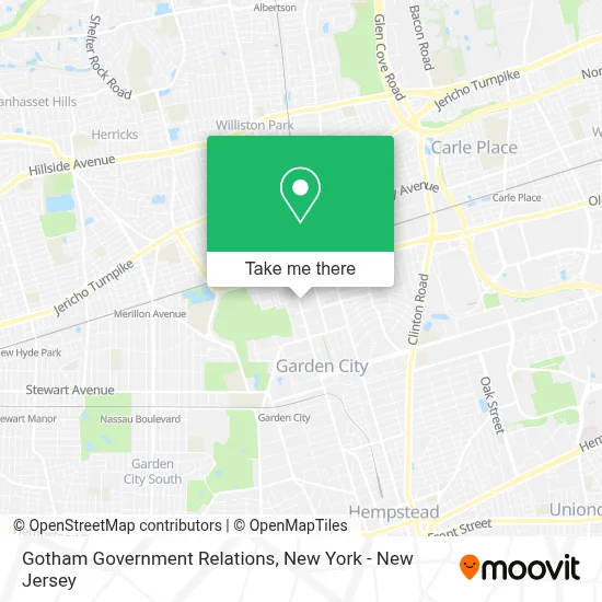 Gotham Government Relations map