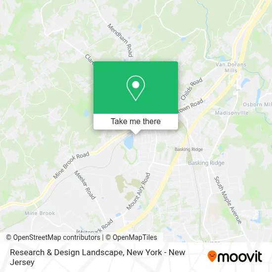 Research & Design Landscape map