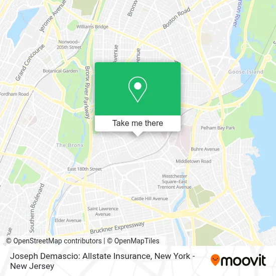 Joseph Demascio: Allstate Insurance map