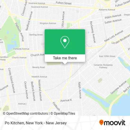 Po Kitchen map