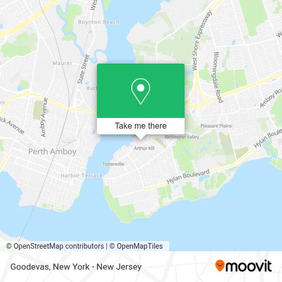 Goodevas map