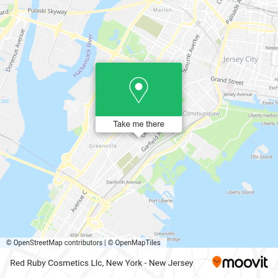 Red Ruby Cosmetics Llc map