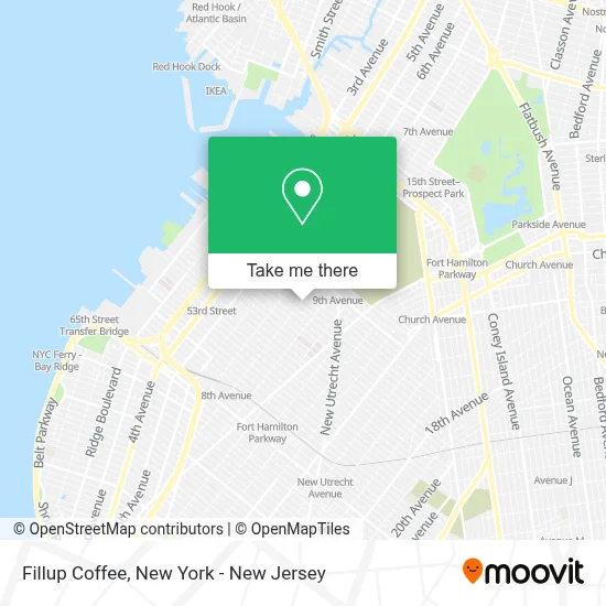 Fillup Coffee map