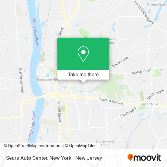 Sears Auto Center map