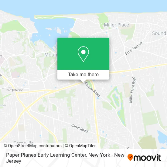 Paper Planes Early Learning Center map