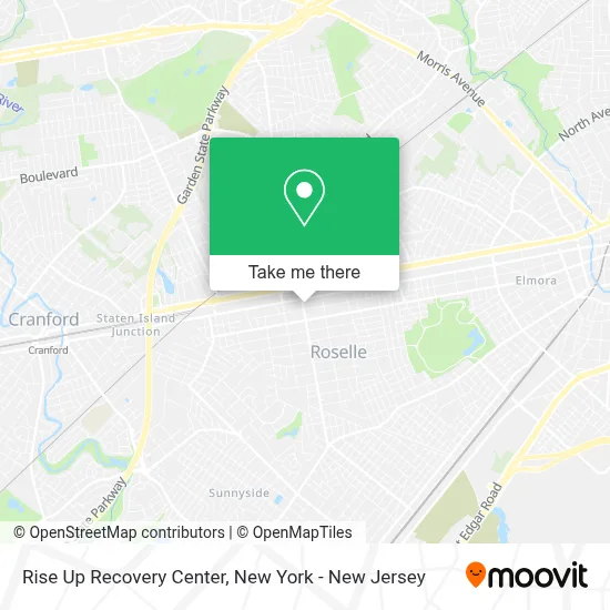 Rise Up Recovery Center map
