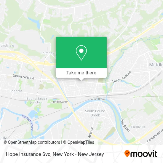 Hope Insurance Svc map