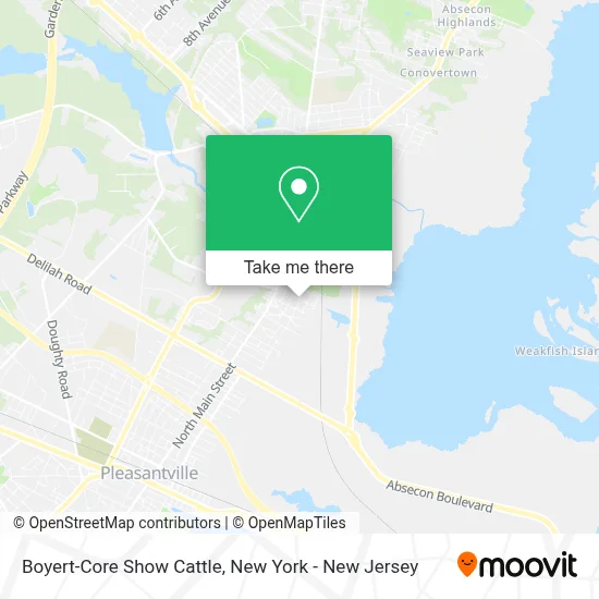 Boyert-Core Show Cattle map