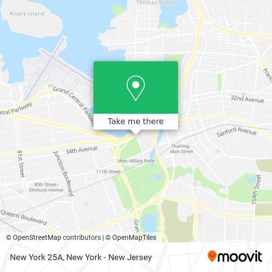 Mapa de New York 25A