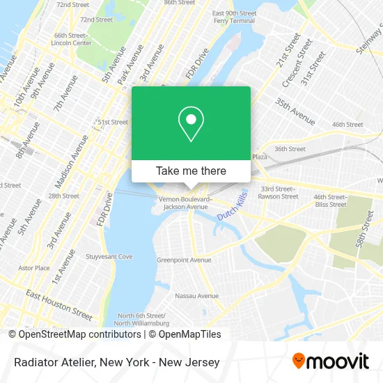 Radiator Atelier map