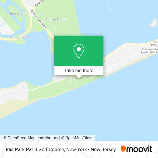 Riis Park Par 3 Golf Course map