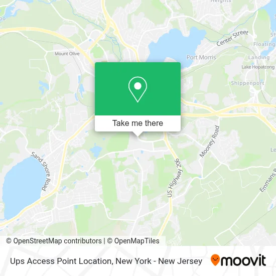Ups Access Point Location map