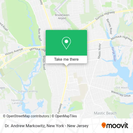 Dr. Andrew Markowitz map