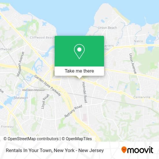 Rentals In Your Town map