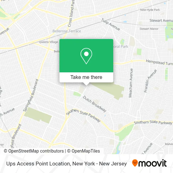 Ups Access Point Location map