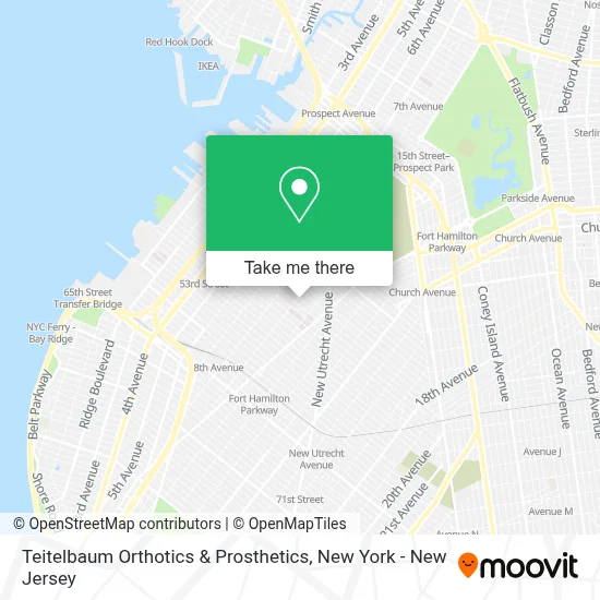 Teitelbaum Orthotics & Prosthetics map