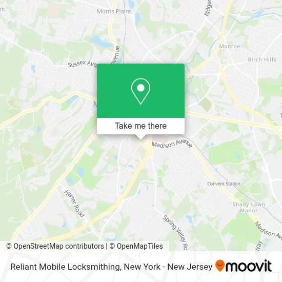 Reliant Mobile Locksmithing map
