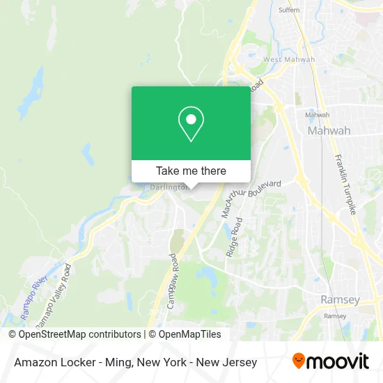 Amazon Locker - Ming map