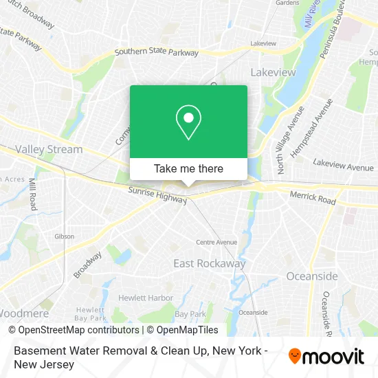 Basement Water Removal & Clean Up map