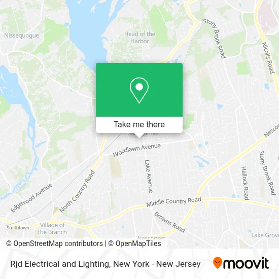 Rjd Electrical and Lighting map