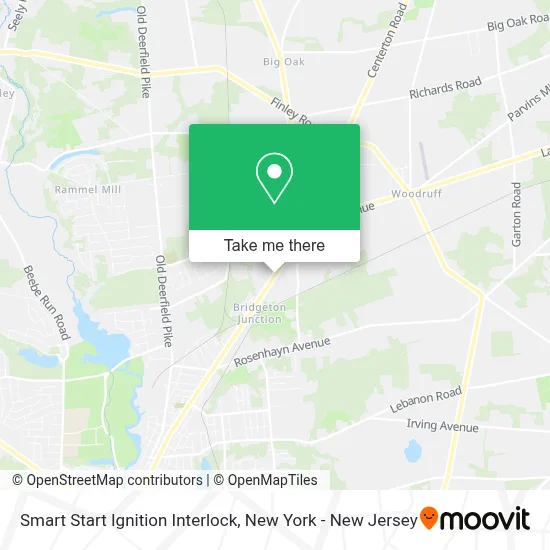 Smart Start Ignition Interlock map