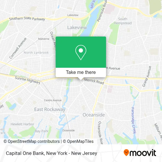 Capital One Bank map