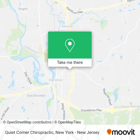 Quiet Corner Chiropractic map