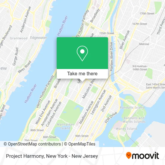 Project Harmony map