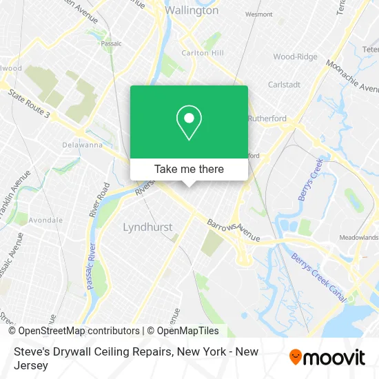 Steve's Drywall Ceiling Repairs map