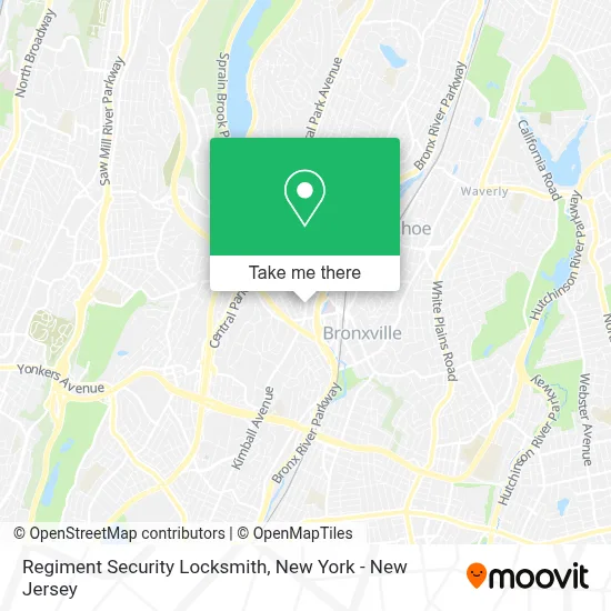 Regiment Security Locksmith map