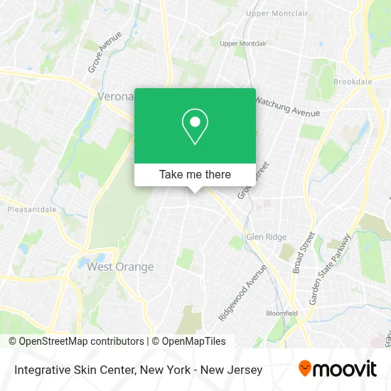 Integrative Skin Center map