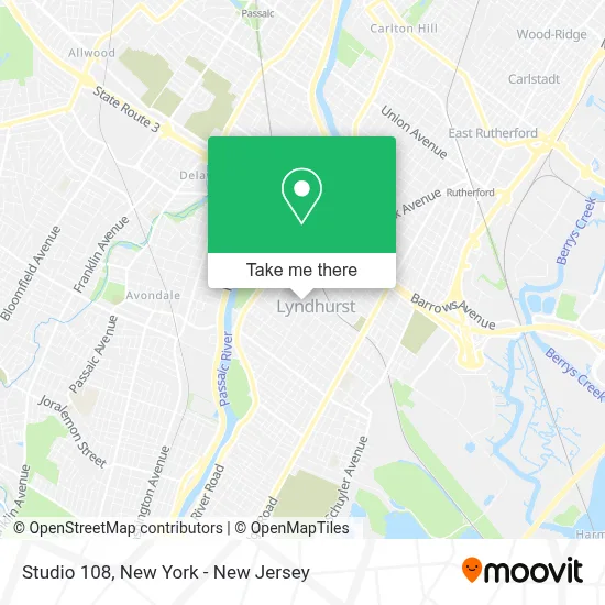 Studio 108 map