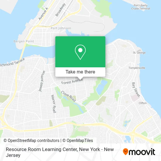Resource Room Learning Center map