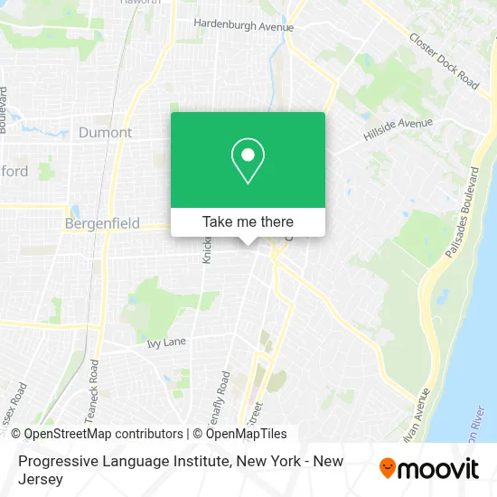 Progressive Language Institute map