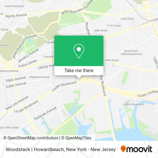 Woodstack | Howardbeach map
