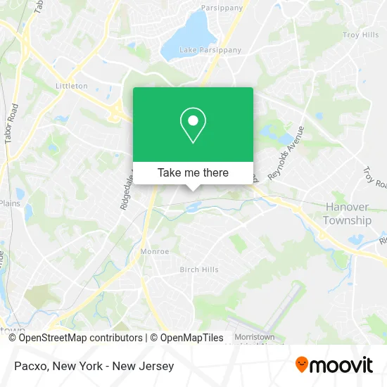 Pacxo map