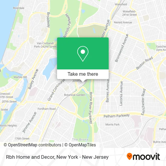 Rbh Home and Decor map