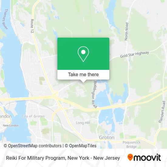 Reiki For Military Program map