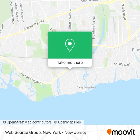 Web Source Group map