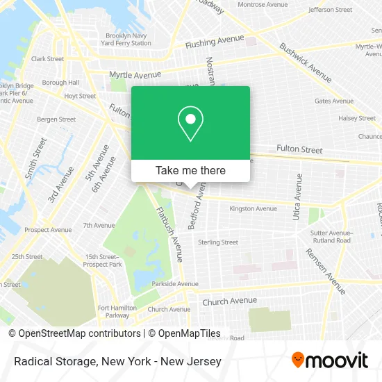 Radical Storage map