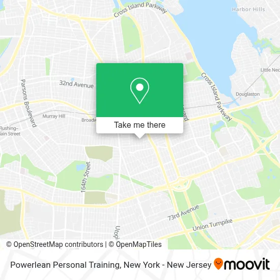Powerlean Personal Training map