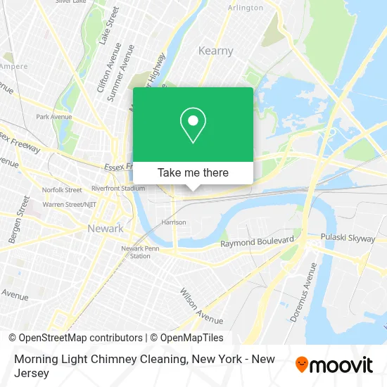 Morning Light Chimney Cleaning map