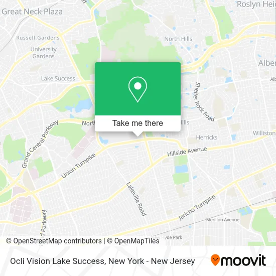 Ocli Vision Lake Success map