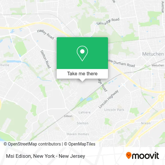 Msi Edison map