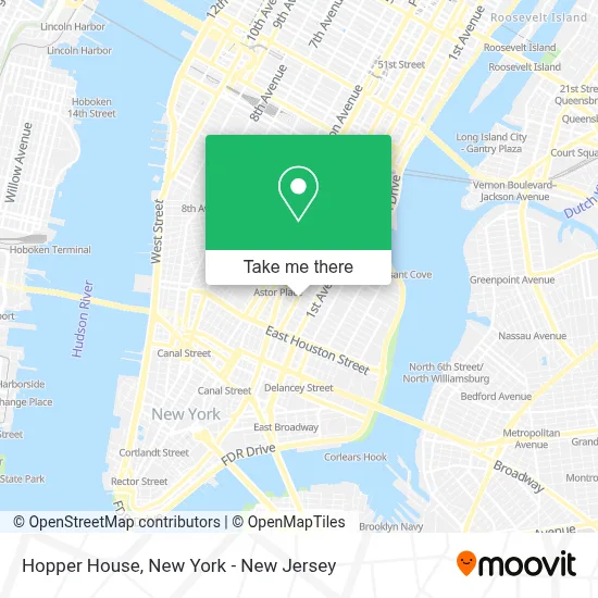 Hopper House map
