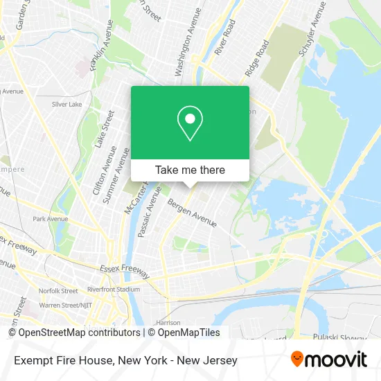 Exempt Fire House map