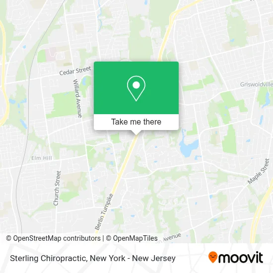 Sterling Chiropractic map