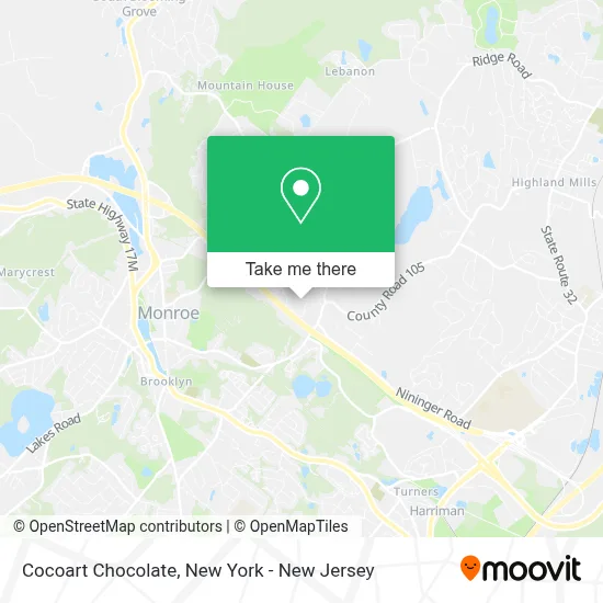 Cocoart Chocolate map